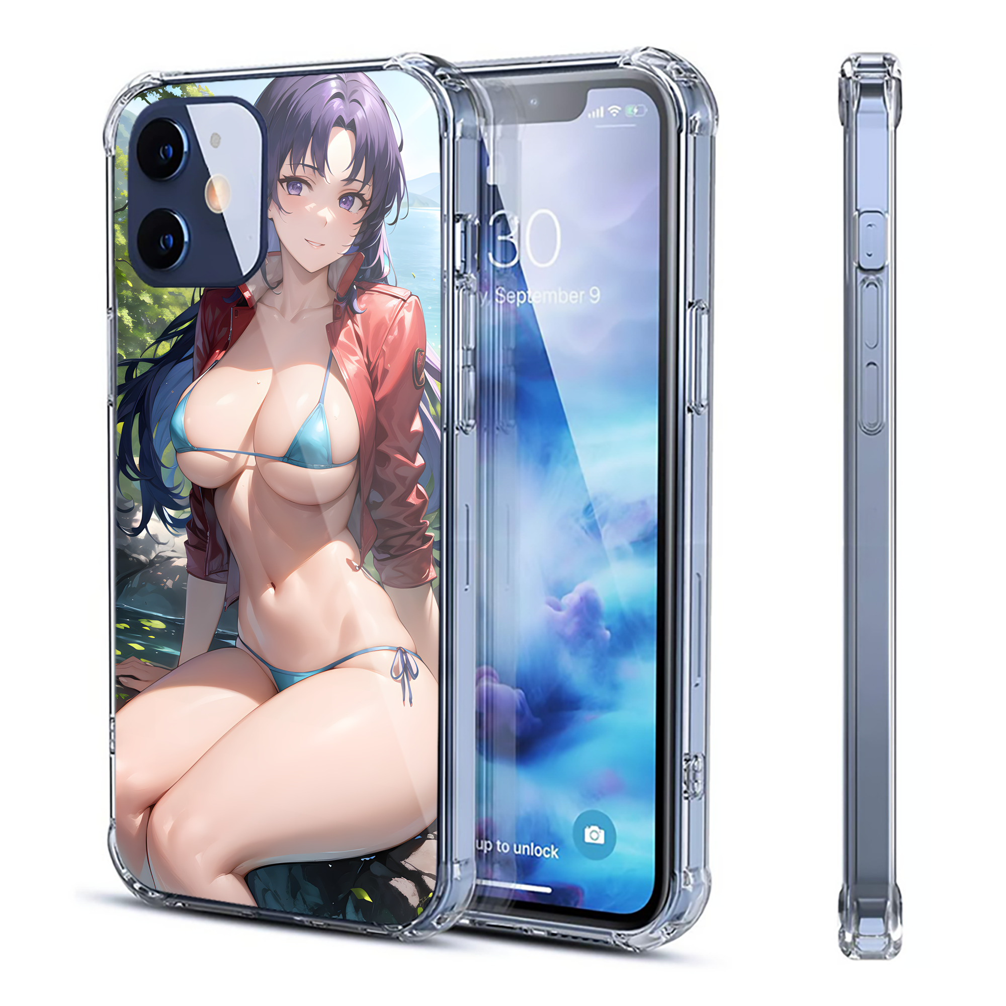 （画像用） EVA 新世紀エヴァンゲリオン 【iPhone 12シリーズ対応】透明スマホケース（クリアソフトケース）